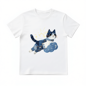 T-Shirt Unisex 100% Cotone 210GSM Stile Casual Vestibilità Oversize Modello Rose con Stampa DTG e Serigrafia - Product Image 2