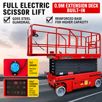 Mini-élévateur à ciseaux KCCL SJY, hauteur de plateforme 3,9 m, capacité 300 kg, batterie 12V 60A avec extension pour entrepôt intérieur, vente en gros