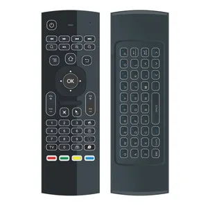 MX3 air mouse 2.4ghz universal remote control Gyroscope remote Backlight 2.4G wireless keyboard for android tv box x88 h96 x96