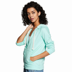 เสื้อฮู้ดแบบมีซิปสำหรับผู้หญิง,เสื้อกันหนาวแนวสตรีทแบบทนทานสวมใส่สบายขนาดใหญ่พิเศษสไตล์ล่าสุดสำหรับผู้ใหญ่ - Product Image 3