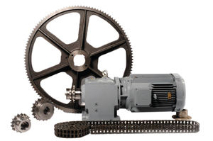 Engranaje de engranaje de piñón grande de un solo eje para máquina dosificadora con motor y PLC - Product Image 1