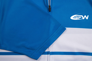 Camiseta personalizada de ciclismo para mujer, camiseta de manga corta con estampado de sublimación para bicicleta de carretera, tela transpirable, ajuste profesional con cremallera de longitud completa - Product Image 6