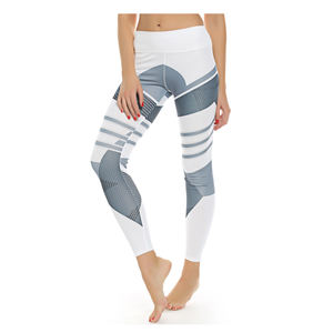 Legging de yoga et de sport décontracté pour femme, taille XL, en Spandex respirant, anti-rétrécissement, à motif uni, taille mi-haute élastique, personnalisable - Product Image 3