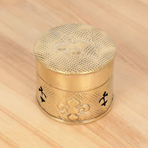 หม้อผงทองเหลืองหรูหราสำหรับบ้านอุปกรณ์ครัวหรูหราสำหรับวางบนโต๊ะสำหรับขนมและผลไม้แห้ง - Product Image 2