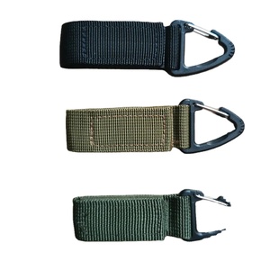 Crochet de sangle en nylon Porte-clés de nouvelle conception personnalisée avec boucle à dégagement rapide Porte-clés de sangle en nylon de randonnée - Product Image 2