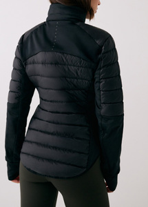 Chaqueta acolchada de rejilla de diamante de lujo para mujer, chaqueta impermeable con cremallera y capucha de estilo americano con logotipo personalizado - Product Image 2