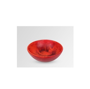 Bol en résine de forme ronde Bol de service à salade Taille personnalisée écologique Bol en résine de produit fait main de qualité supérieure - Product Image 3