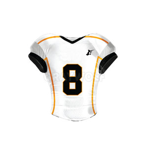 Custom Made Men's American <b>Football</b> Uniform High Quality with Breathable Fabric and Short Sleeves - Product Image 4