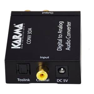 Convertidor de Audio Digital a Analógico CONV 3DA Negro con Conector para Auriculares, Divisor y Convertidor de Audio - Product Image 4