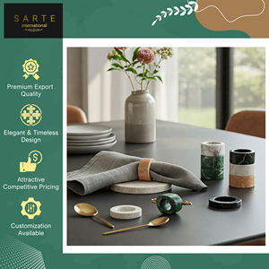 Superior Quality <b>Top</b> Selling Eco-Friendly Modern <b>Wedding</b> <b>Table</b> <b>Decoration</b> Essential Luxury Handcrafted Customizable Napkin Rings - Product Image 5