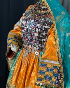 Robe afghane pakistanaise nouvelle tendance Pakistan fait longue robe belle pour l'Aïd de WS INTERNATIONAL beau costume 624 - Product Image 6