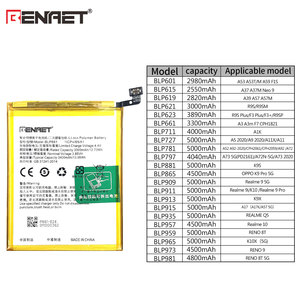 แบตเตอรี่ของแท้สำหรับ OPPO <span class=keywords><strong>BLP661</strong></span> A3 3400มิลลิแอมป์ต่อชั่วโมง <span class=keywords><strong>BLP661</strong></span> F7 A3โทรศัพท์ชาร์จได้แบตเตอรี่ลิเมอร์ Li-ion - Product Image 4