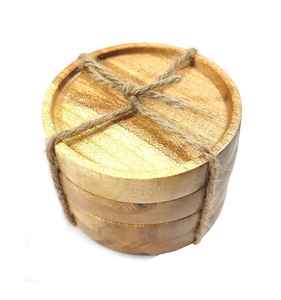 Posavasos de té de madera de nogal modernos La mejor calidad MN Exports Mats & Pads - Product Image 5