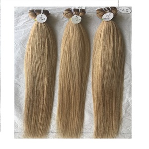 Vente en gros 24 ''droite temple indien vierge 12A 11A #18 simple dessiné cuticule alignée faisceaux humains bruts trame 100% non transformés - Product Image 3