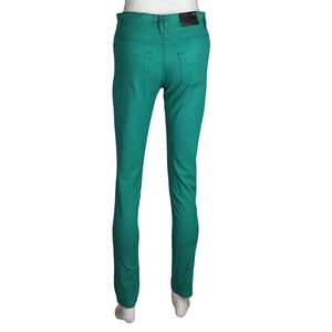 Pantalón de Algodón Ajustado para Mujer - Verde - Product Image 3