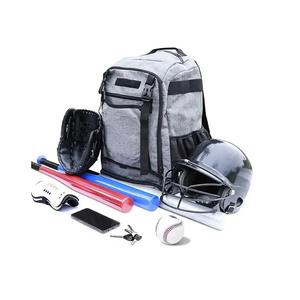 Vente en gros de sac de baseball en toile pour homme tendance sac à dos de baseball OEM sac de softball léger avec compartiment à chaussures - Product Image 5