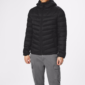 Vestes coupe-vent, veste en duvet de luxe sur mesure, veste d'hiver chaude et coupe-vent, veste en duvet matelassée en polyester, veste bomber assortie - Product Image 5