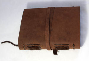 Cứng ràng buộc da nâu Tạp Chí 3 đóng nắp 150 tờ có bản đồ du lịch Bài Thơ in bên trong Sổ da - Product Image 6