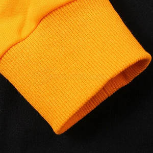 Sweatshirts pulls 100% coton pour hommes vêtements d'hiver grande taille avec motif solide de conception de contraste de couleur - Product Image 6