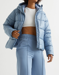 Lightweight Windproof Breathable Embroidery Warm Jacket Street Fashion New Arrival Insulated Puffer <b>Women's</b> Winter Puffer <b>Coat</b> - Product Image 5