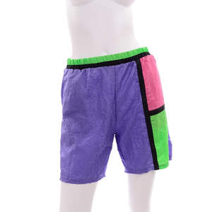 Ensemble coupe-vent court pour homme Ensemble short en nylon unisexe à blocs de couleurs Short en nylon pour homme Ensemble coupe-vent - Product Image 6