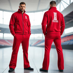 Nouvel ensemble de survêtement d'hiver uni pour homme / Streetwear ample avec sweat à capuche et pantalon de survêtement à taille élastique / Ensemble oversize uni pour homme - Product Image 1