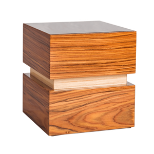 Vente en gros Belle urne carrée en bois faite à la main du Vietnam Vente en gros Urne funéraire de crémation pour animal de compagnie - Product Image 3