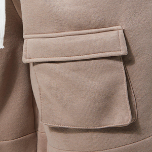 Pantalones cortos de carga ecológicos de la mejor calidad para hombre, informales, holgados, con bolsillos laterales, antiarrugas, estilo moderno para exteriores, servicio OEM - Product Image 3