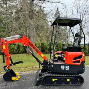 LIVRAISON GRATUITE AGT NT18K MINI-EXCAVATRICE 21,5 CV LAME AVANT DE 43 POUCES BAGUETTE DE CREUSAGE DE 16 POUCES POURCHERRE HYDRAULIQUE BRAS ARTICULÉ APPROUVÉ EPA CE - Product Image 1