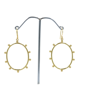 Lightweight Gold-Plated Designer Brass Metal <b>Hoop</b> <b>Earrings</b> 18K Plated Plain Brass Jewellery for Parties Trendy Style - Product Image 1