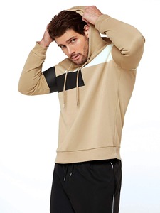 Sudadera con Capucha de Diseño Moderno, Corte Regular, Bolsillo Tipo Canguro, Felpa Ecológica, Color Blanco - Product Image 6