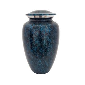 Urne funéraire moderne en aluminium, enduite de couleur jaune, pour adultes, cercueil cinéraire fabriqué à la main, cendres de crémation commémorative - Product Image 6