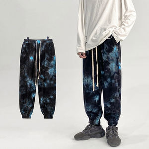 Pantalon de survêtement d'hiver pour hommes et femmes Nouvelle mode Pantalon de survêtement décontracté en coton à coupe ample Taille élastique Streetwear Jogger Tie-Dye Style - Product Image 6