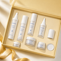 Flacon pompe sans air rechargeable, pot en verre pour lotion, crème, emballage pour soins de la peau, 5G/10G/30G/50G/50ml/80ml/100ml