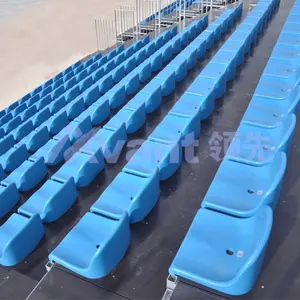 Avant Outdoor Portable Temporary Events Grandstand Arena HDPE Football Sports Baseball Stadium Aluminum Bench Bleachers Seating