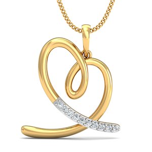 Hot Selling Minimalist Heart Pendant Necklace Boho Brass Necklace Women 18k Gold Plated Swirl Gemstone Heart Wholesale/OEM/ODM - Product Image 5