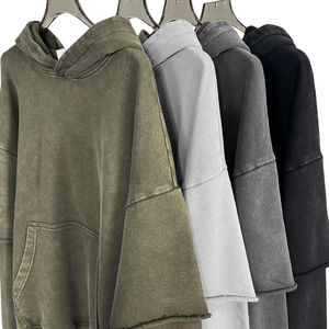 Sweat à capuche personnalisé en coton imprimé en relief, qualité supérieure, confortable, chaud, décontracté, tendance, surdimensionné, streetwear - Product Image 4