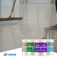 Peinture de finition époxy autonivelante à base d'eau 100 % solide pour revêtement de sol en résine époxy liquide