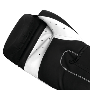 Gants de boxe et d'entraînement en cuir de haute qualité avec support de poignet à crochet et poignées Nouveau - Product Image 6