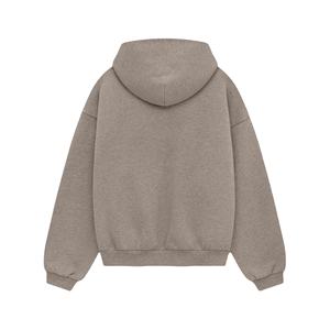 Sweat à capuche décontracté pour homme, style streetwear, en molleton tricoté, polyester et coton, imperméable et respirant, avec impression de logo personnalisée - Product Image 2