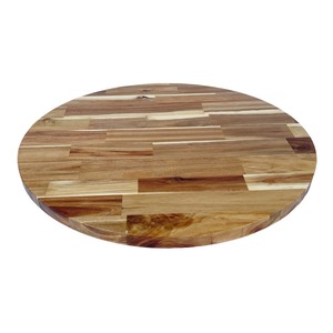 Durable 60cm <b>Round</b> <b>Table</b> <b>Top</b> 25mm Thick Acacia Wood Model MB014 - Product Image 1