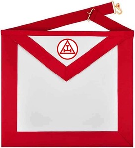 ผ้ากันเปื้อนผ้าหนังเทียมสำหรับฟรีเมสัน - Product Image 1