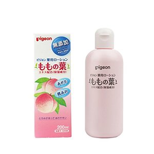 Loción de bebé hidratante medicada sin aditivos de Paloma, hoja de melocotón, 200ml, hecha en Japón para madres - Product Image 1