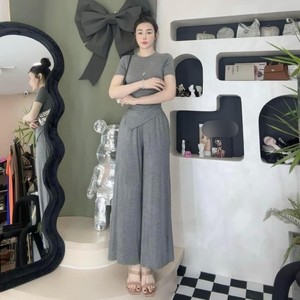 Ensemble long d'été pour femmes Prix d'usine Naturel Odm Lavable Personnalisé Vietnam Fabricant Ensemble long pour fille 2 pièces Trier - Product Image 6