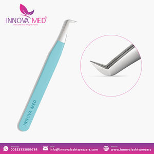 INNOVAMED INSTRUMENT Outils d'extensions de cils en acier inoxydable de haute qualité Pince à épiler à pointe droite et incurvée pour une utilisation en beauté - Product Image 2