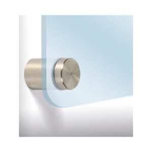 Abstandshalter für Nummernschilder Durchmesser 30x25h mm Satiniertes Nickel - Product Image 1
