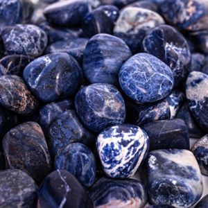 Piedras caídas de sodalita natural al por mayor cristales curativos azules pulidos piedras preciosas sueltas para joyería y decoración Idea de regalo - Product Image 1