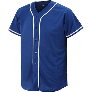 Uniforme de equipo de béisbol y softbol con logotipo personalizado OEM para adultos, jersey de manga corta al por mayor, ropa deportiva estilo Hip Hop - Product Image 1