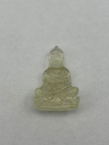 Buda de cristal del desierto libio Natural tallado raro LDG calavera tallada a mano calavera bellamente tallada calavera - Product Image 5