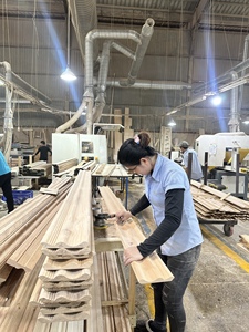 Plinthe 3D écologique en bois massif et moulure murale Garniture personnalisée pour la décoration intérieure de villa et d'hôtel - Product Image 5